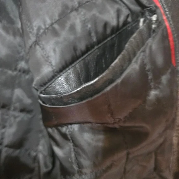 Men's Geniune Black Leather Vintage Jacket - Picture 10 of 14